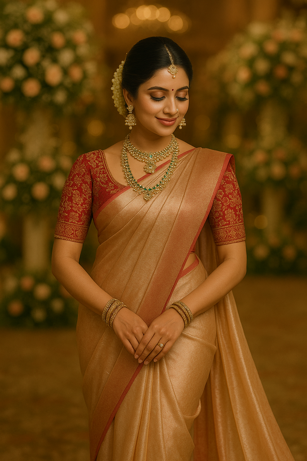 Bridal Tissue Slik Sarees